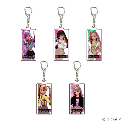 『リカちゃん/#Licca』アクリルキーホルダー 01/#Licca (全5種) BOX